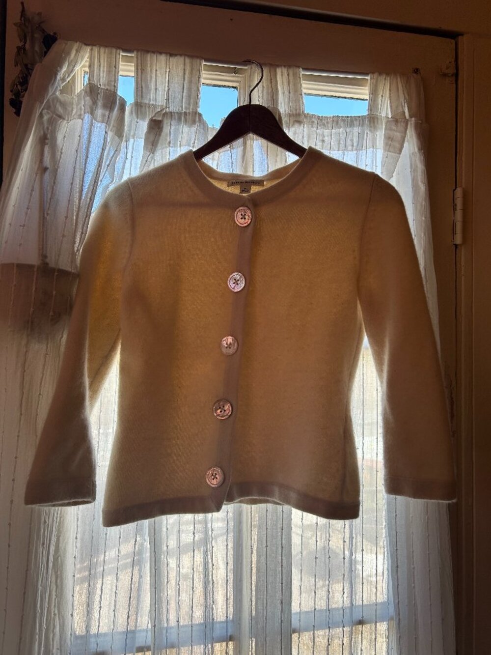 Lambs Wool / Angora Pearl Sweater